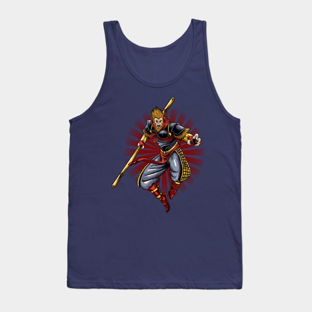 monkey king sun wukong Tank Top by mrgeek